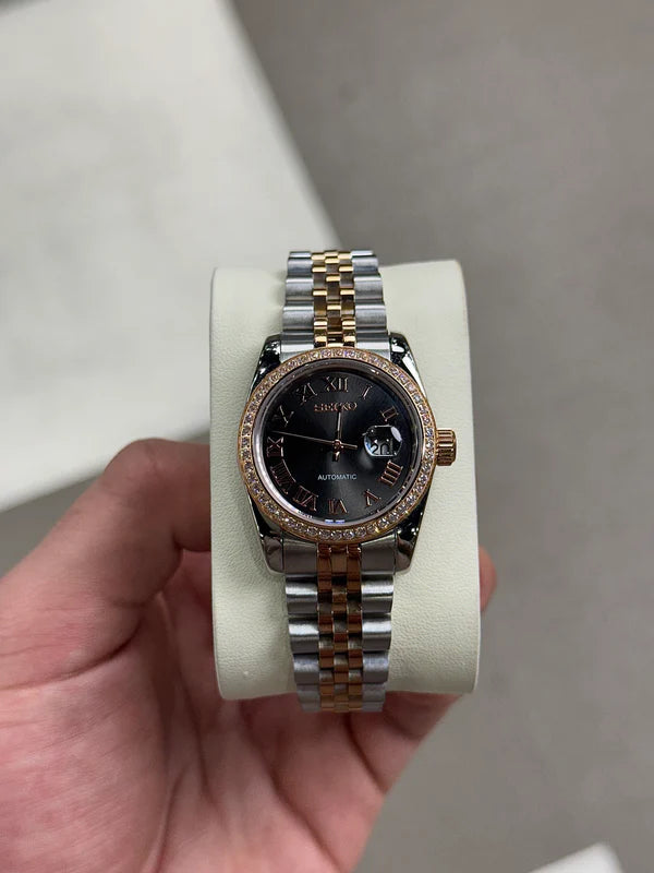 Rosé Blossom Roman Dial