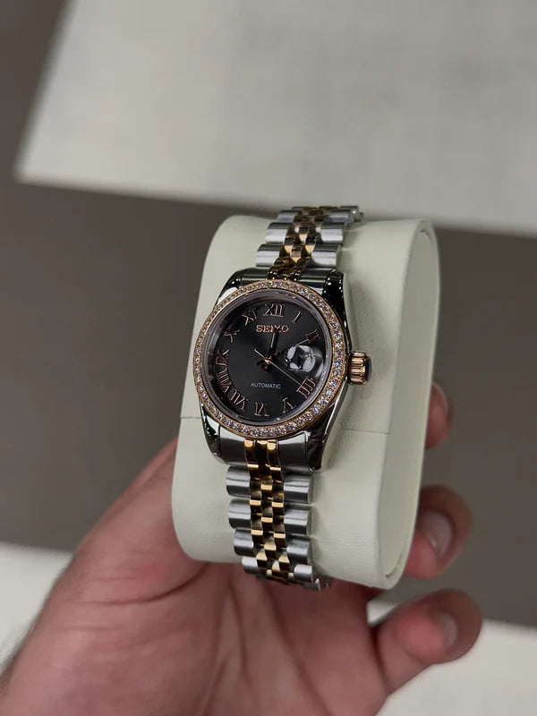 Rosé Blossom Roman Dial