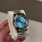 Ocean Blue Roman Dial